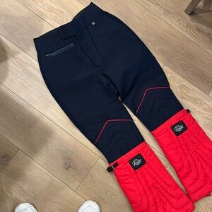 Roffe Skiwear Fleece Lined Olympic Snow Pants